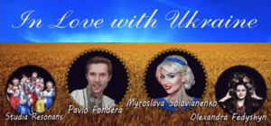 The In Love with Ukraine poster.
