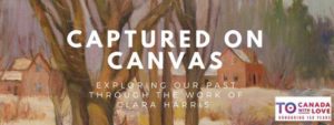 The Captured on Canvas poster.