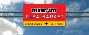 Dixie 401 Flea Market homepage.