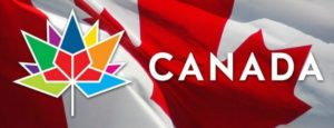 The event banner with the Canada 150 logo.