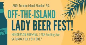 The Lady Beer Fest poster.