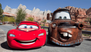 Lightning McQueen and Tow-mator.