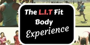 The LIT Fitness banner.