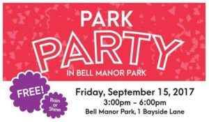 A section of the Park Party poster.
