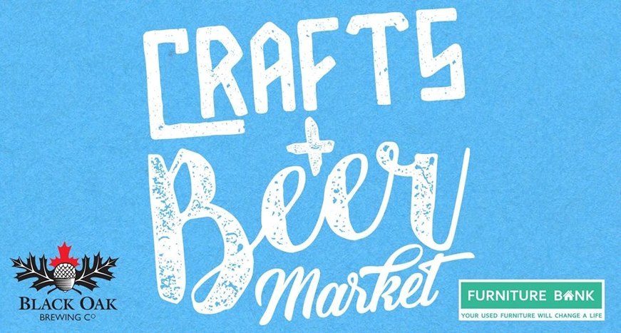 Crafts and beer market poster.
