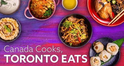 The Canada Cooks, Toronto Eats header image.