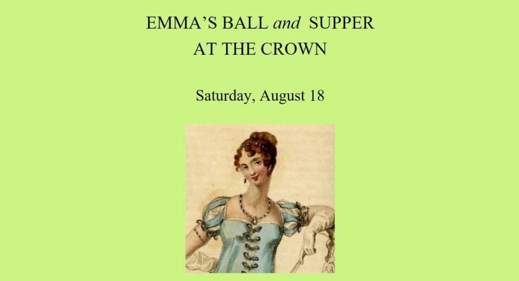 the poster for Emma's Ball.