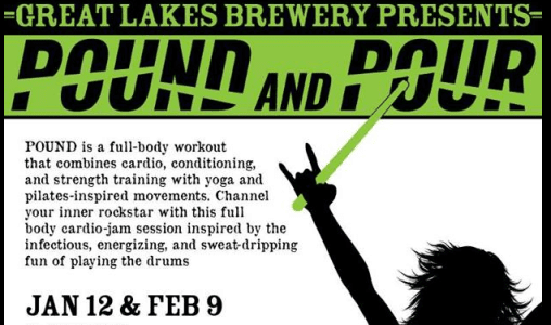 Pound & Pour poster at Great Lakes Brewery
