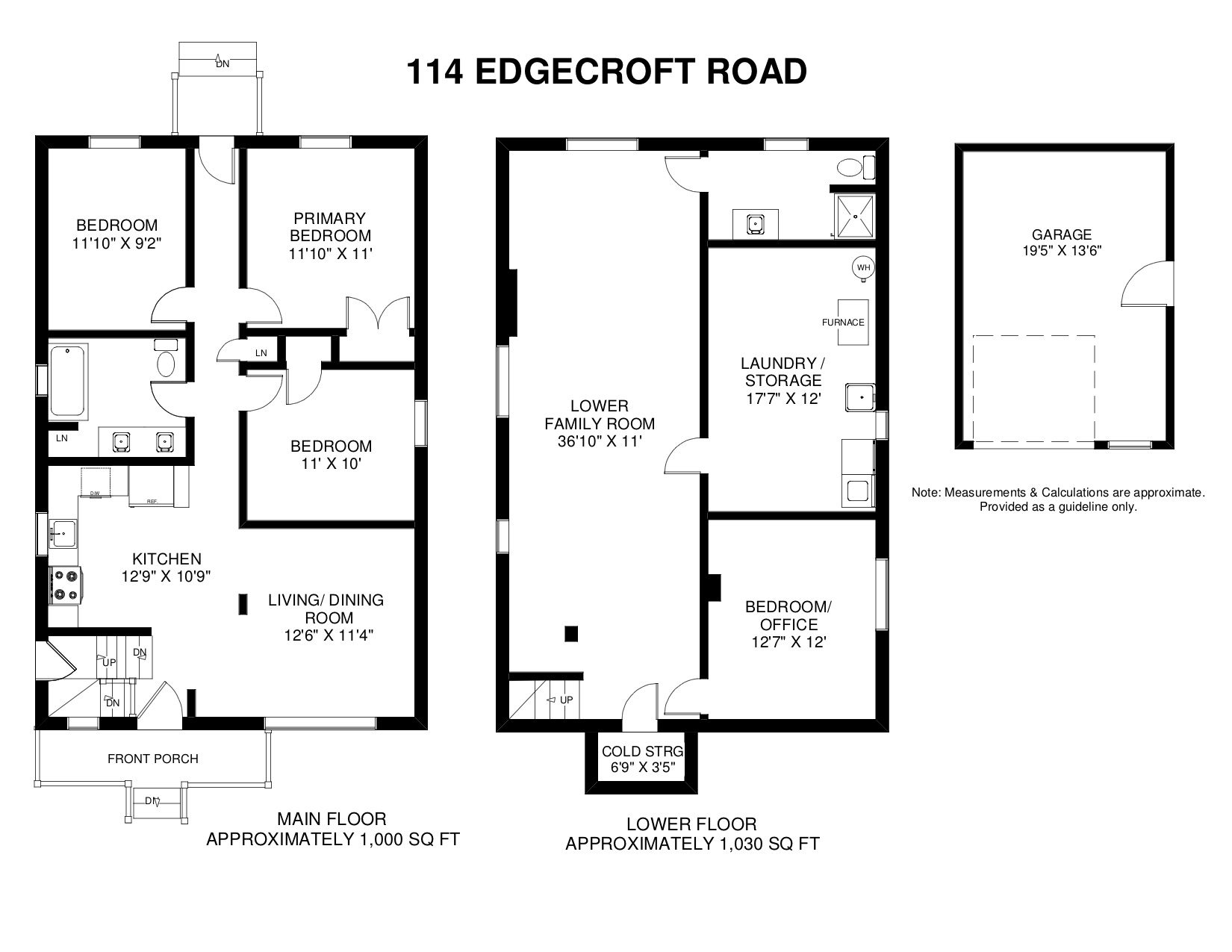 114 Edgecroft Rd | Queensway | Floor Plans