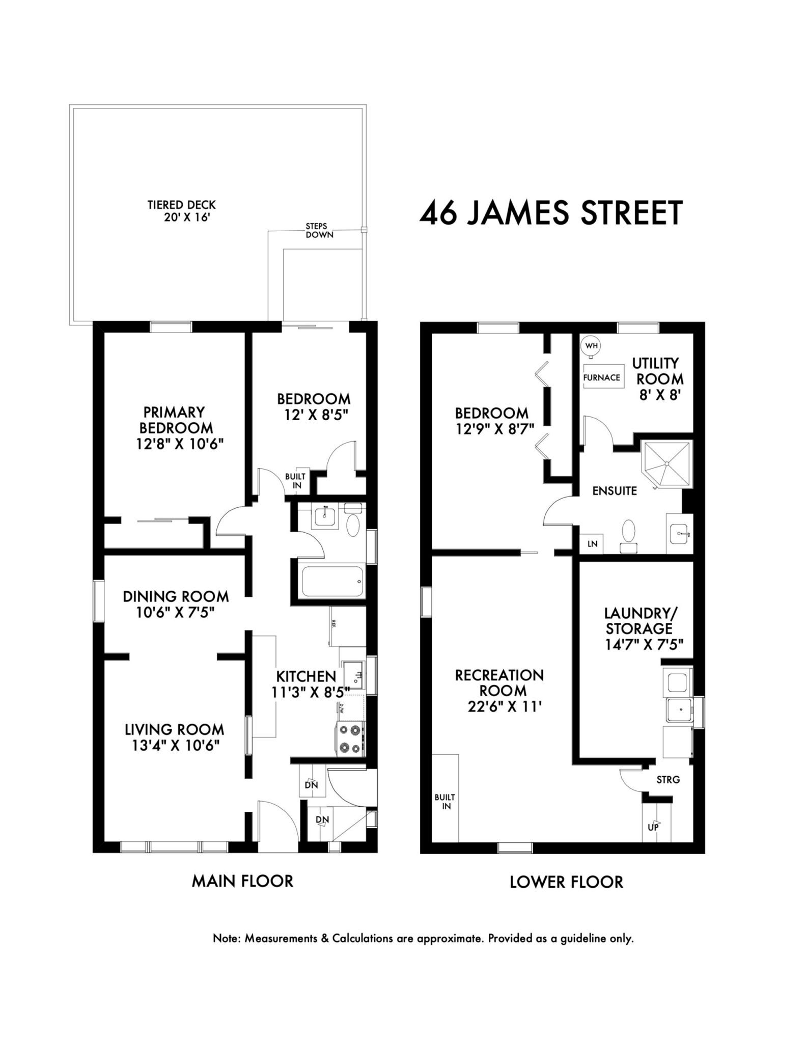 46 James Street Floorplan