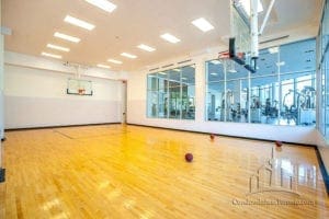 South Beach Condo Basketball Court