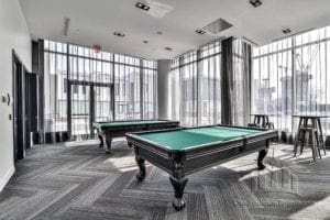 South Beach Condo Billards Room