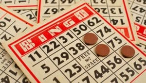 Bingo scorecards.