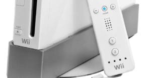 A Wii box and controller.