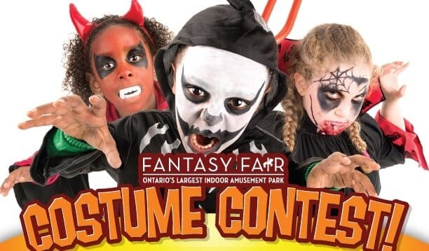 A section of the costume party flyer.