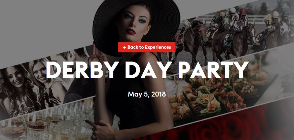 Derby Day Party banner.