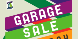 Garage sale poster.
