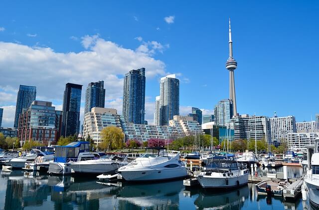 Toronto waterfront.