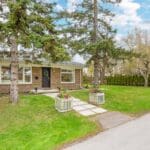 Exterior showing yard at 32 Birchcroft Road in Etobicoke