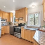 renovated kitchen at 10 woodbury place