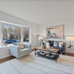 Living Room with Large Bay window at 10 Woodbury Place