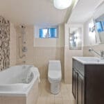 lower level 4 piece bathroom at 10 woodbury place
