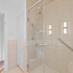 renovated bathroom at 10 woodbury place