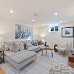 beautiful modern recreation room at 10 woodbury place in alderwood, etobicoke