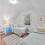 spacious second bedroom at 10 woodbury place in west Toronto