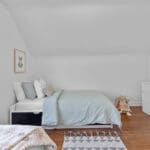 cozy second bedroom with hardwood floors at 10 woodbury place