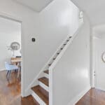 staircase to second level at 10 woodbury place