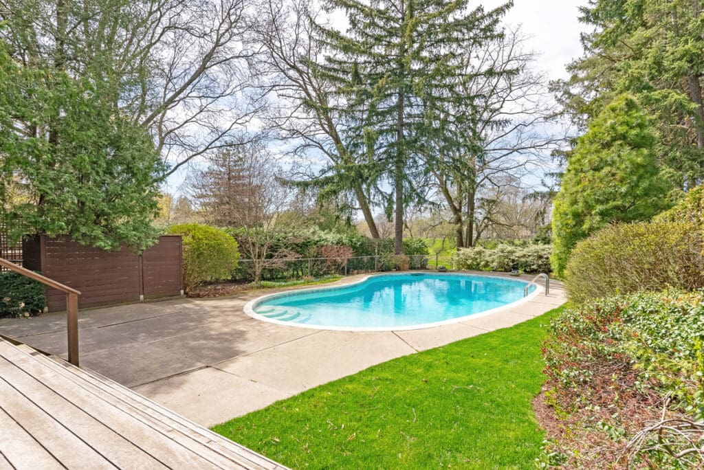 Magnificent in ground concrete pool at 1370 Islington Avenue