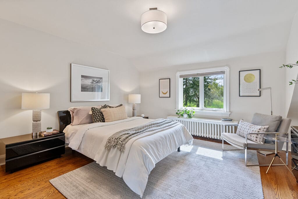 Serene primary bedroom retreat at 1370 Islington Avenue