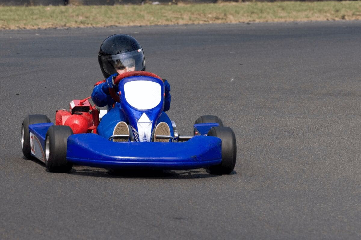 Boy in Go Kart