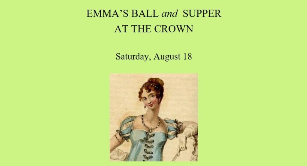 the poster for Emma's Ball.