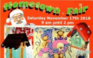 The Hometwon Fair banner.