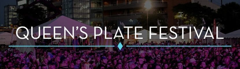 The Queen's Plate banner.