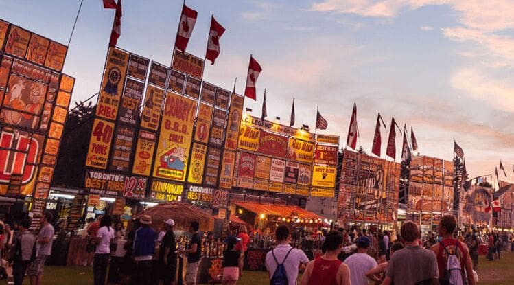 The Ribfest homepage.